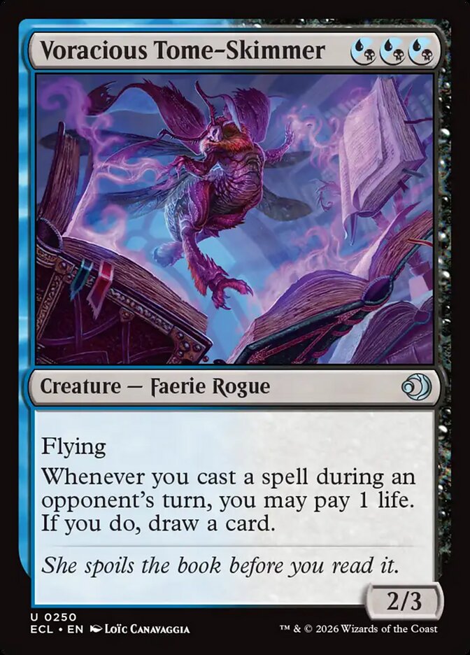 Voracious Tome-Skimmer: Lorwyn Eclipsed
