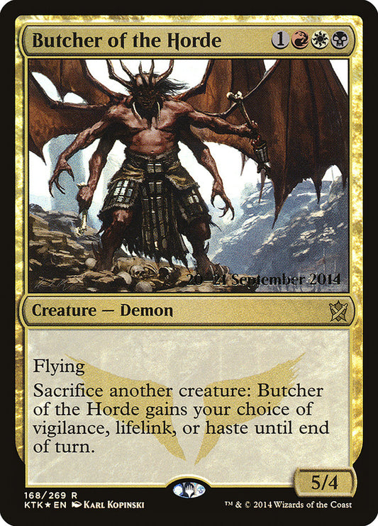 Butcher of the Horde (Prerelease) (Khans of Tarkir) - (Foil): Khans of Tarkir Promos