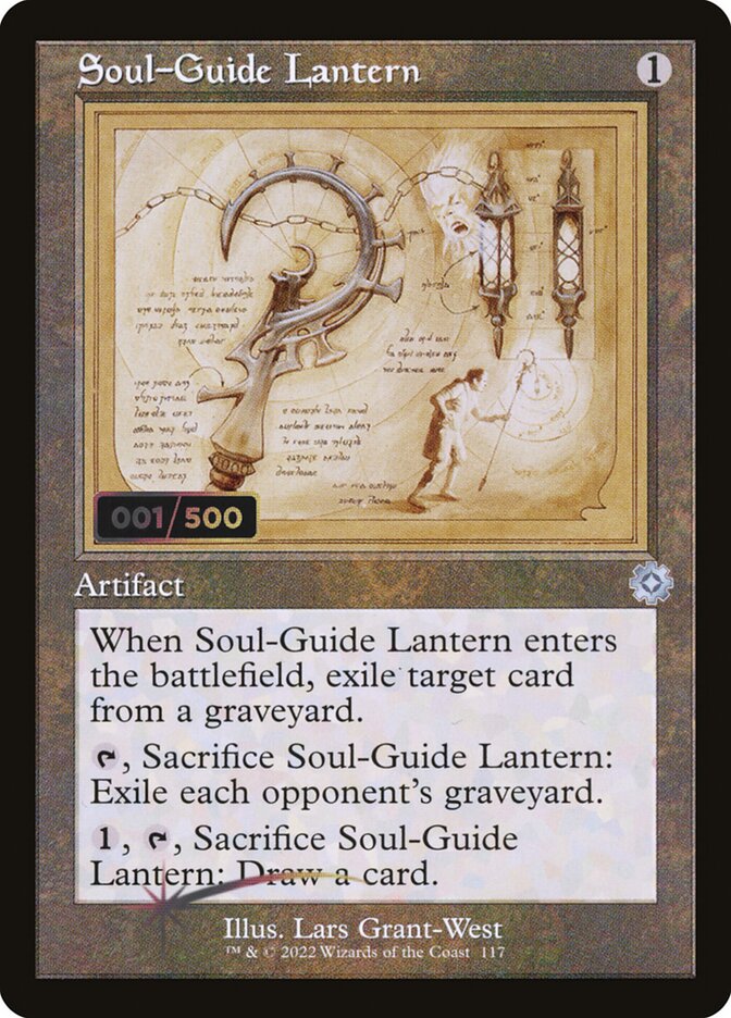 Soul-Guide Lantern (#117) (Retro Frame) - (Foil): The Brothers' War Retro Artifacts