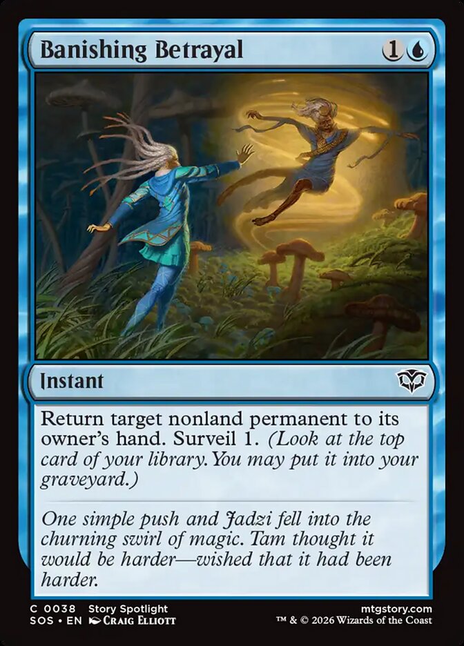 Banishing Betrayal - (Foil): Secrets of Strixhaven