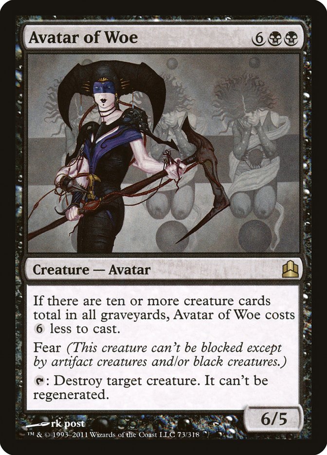 Avatar of Woe: Commander 2011