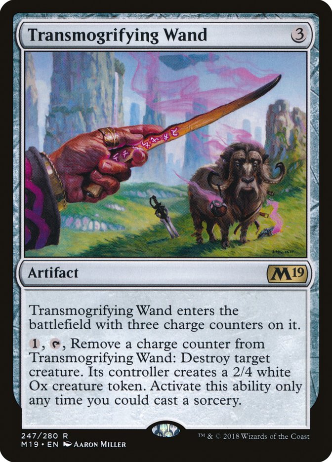 Transmogrifying Wand - (Foil): Core Set 2019
