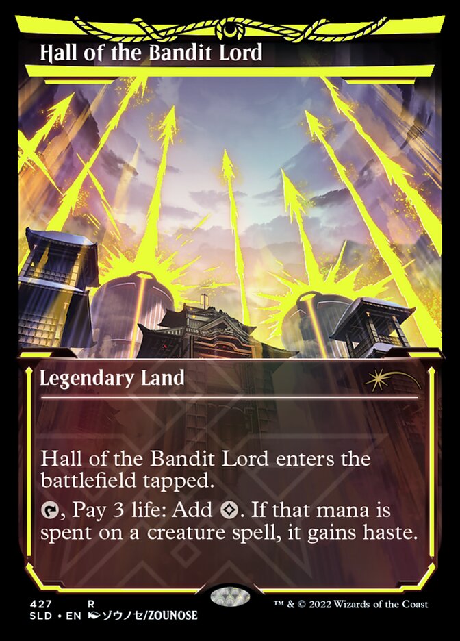 Hall of the Bandit Lord (Secret Lair) (Neon Ink Yellow) - (Foil)