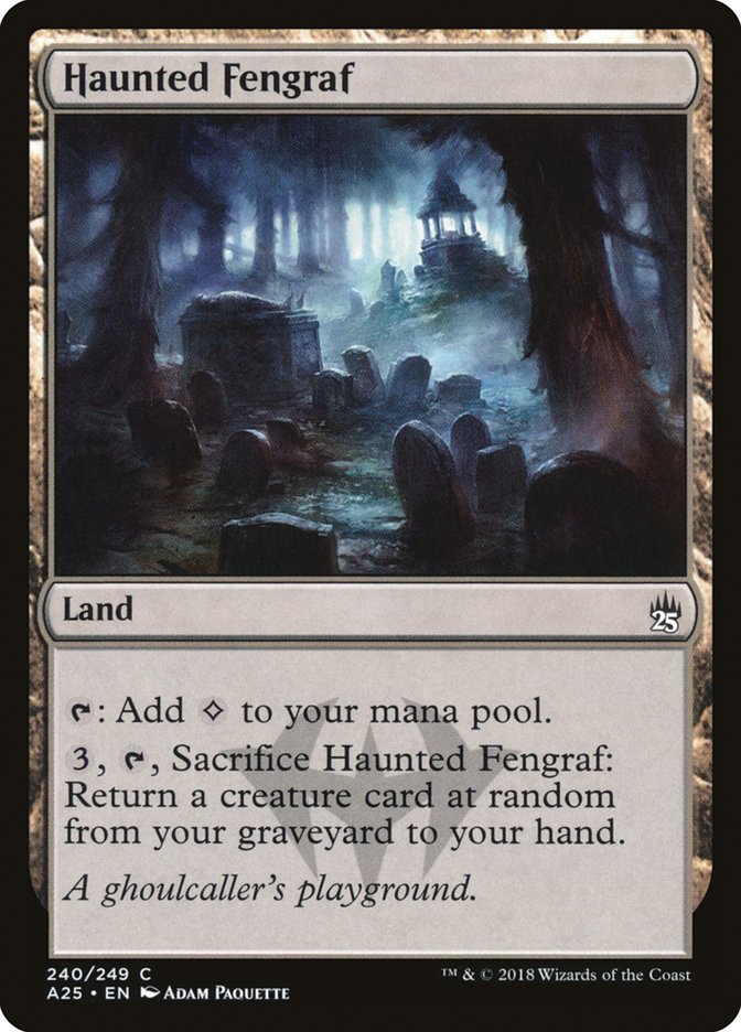 Haunted Fengraf - (Foil): Masters 25