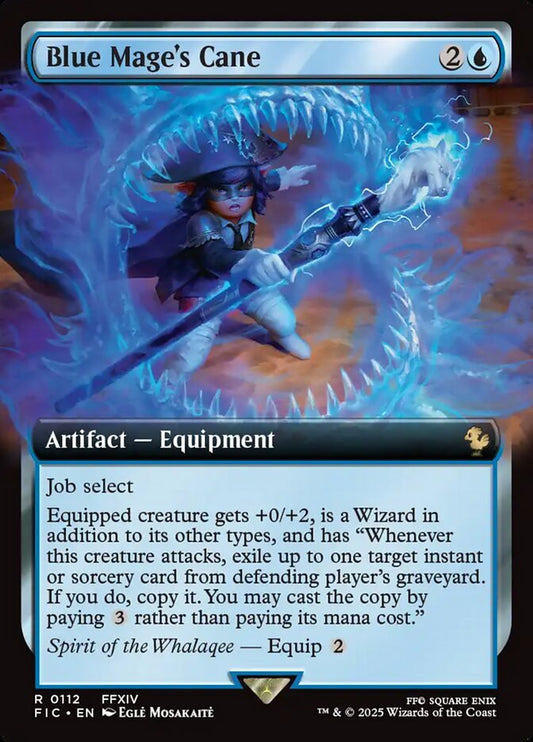 Blue Mage's Cane - (Foil): Final Fantasy Commander