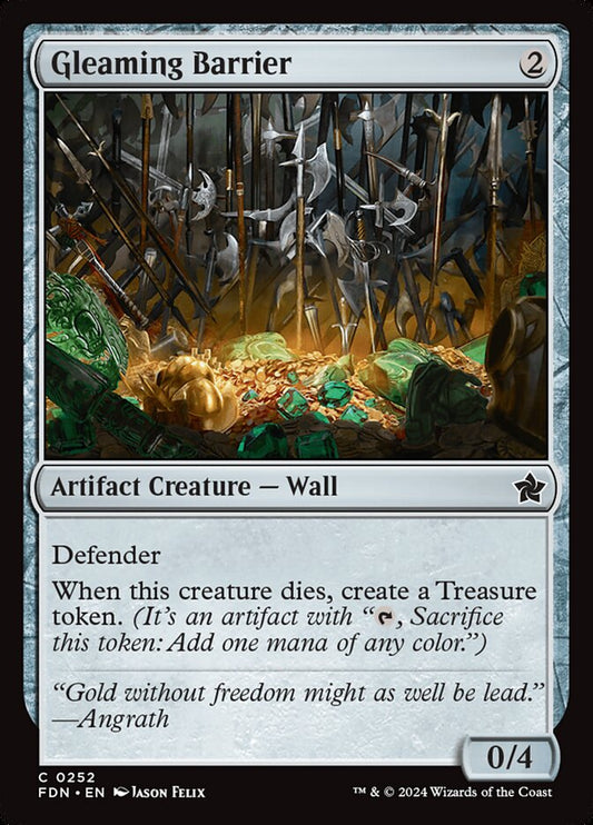 Gleaming Barrier - (Foil): Foundations