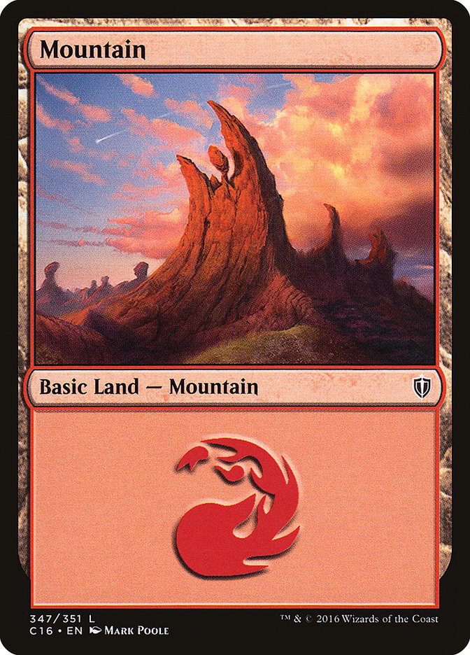 Mountain (#347): Commander 2016