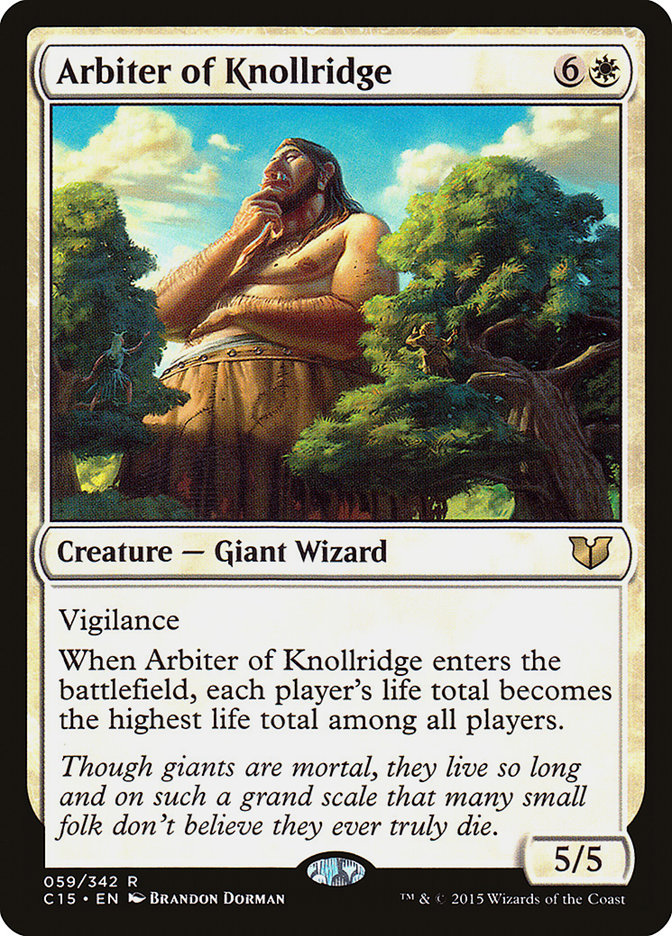 Arbiter of Knollridge: Commander 2015