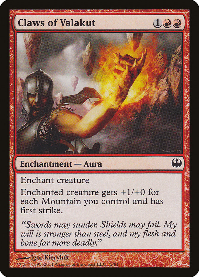 Claws of Valakut: Duel Decks: Knights vs. Dragons