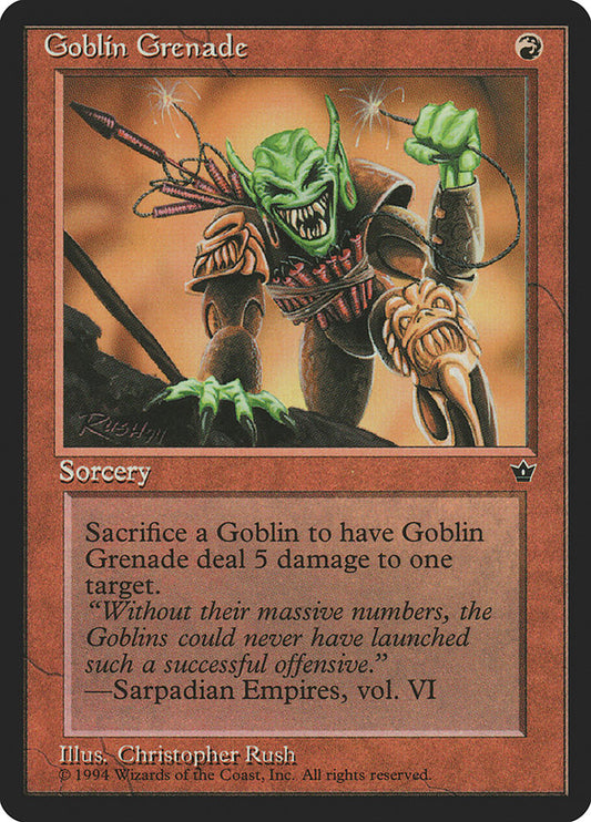Goblin Grenade (Christopher Rush): Fallen Empires