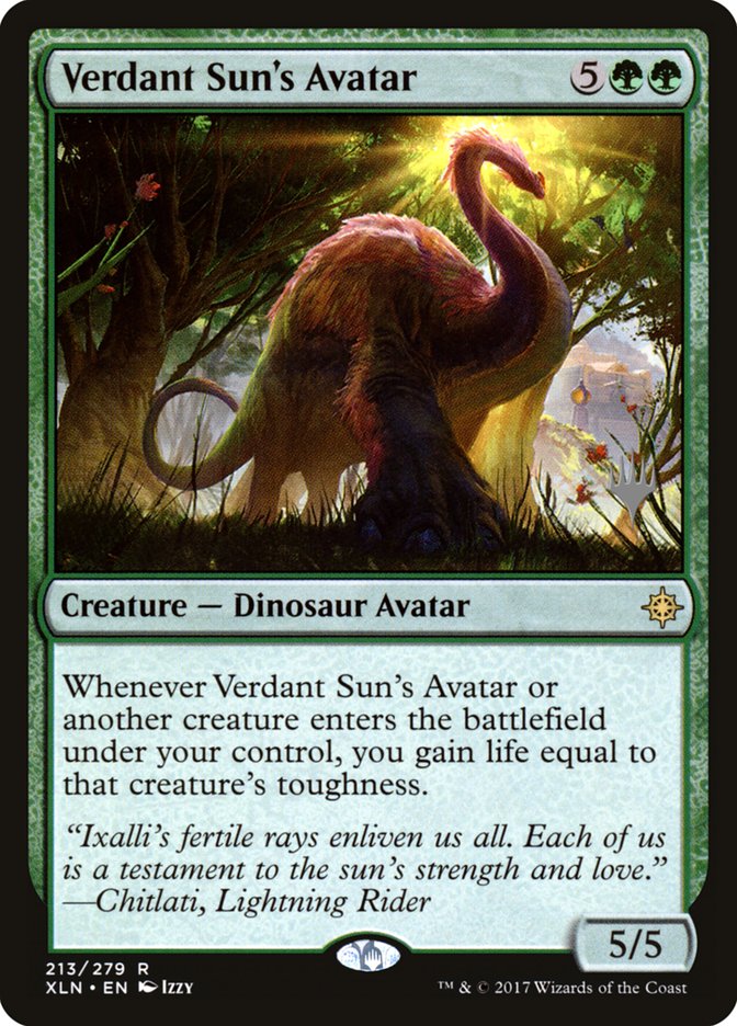 Verdant Sun's Avatar (Promo Pack) (Ixalan) - (Foil): Ixalan Promos