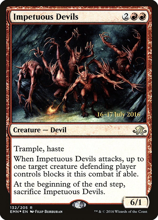 Impetuous Devils (Prerelease) (Eldritch Moon) - (Foil): Eldritch Moon Promos