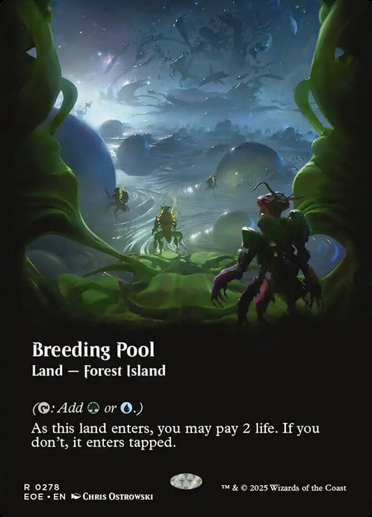 Breeding Pool (Borderless) - (Foil): Edge of Eternities