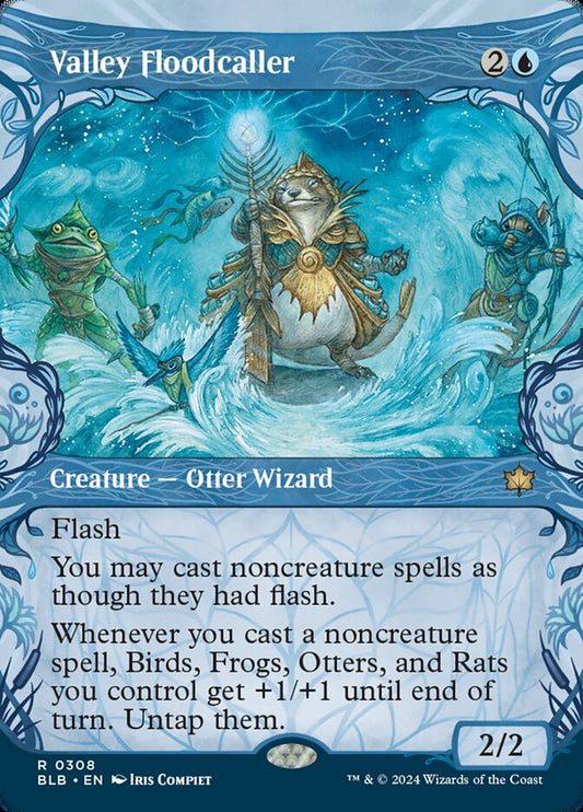 Valley Floodcaller (Showcase) - (Foil): Bloomburrow