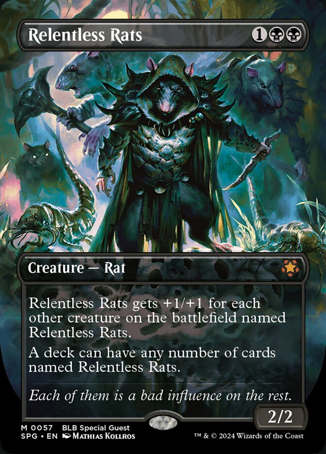 Relentless Rats (Borderless) - (Foil): Special Guests