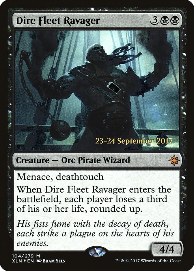 Dire Fleet Ravager (Prerelease) (Ixalan) - (Foil): Ixalan Promos