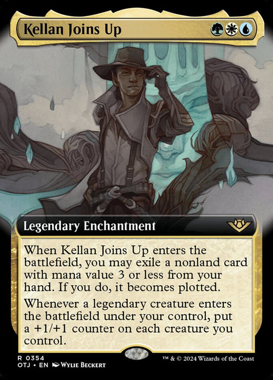 Kellan Joins Up (Extended Art) - (Foil): Outlaws of Thunder Junction
