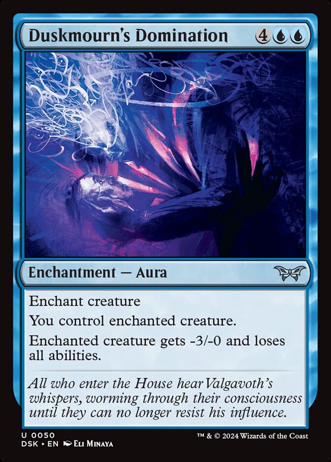 Duskmourn's Domination - (Foil): Duskmourn: House of Horror