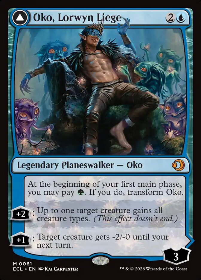 Oko, Lorwyn Liege // Oko, Shadowmoor Scion - (Foil): Lorwyn Eclipsed