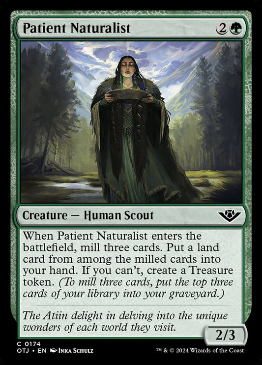 Patient Naturalist - (Foil): Outlaws of Thunder Junction