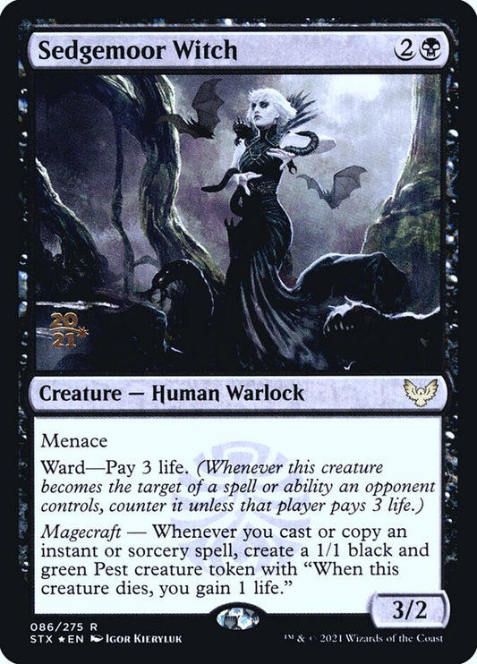 Sedgemoor Witch - (Foil): Strixhaven: School of Mages Promos