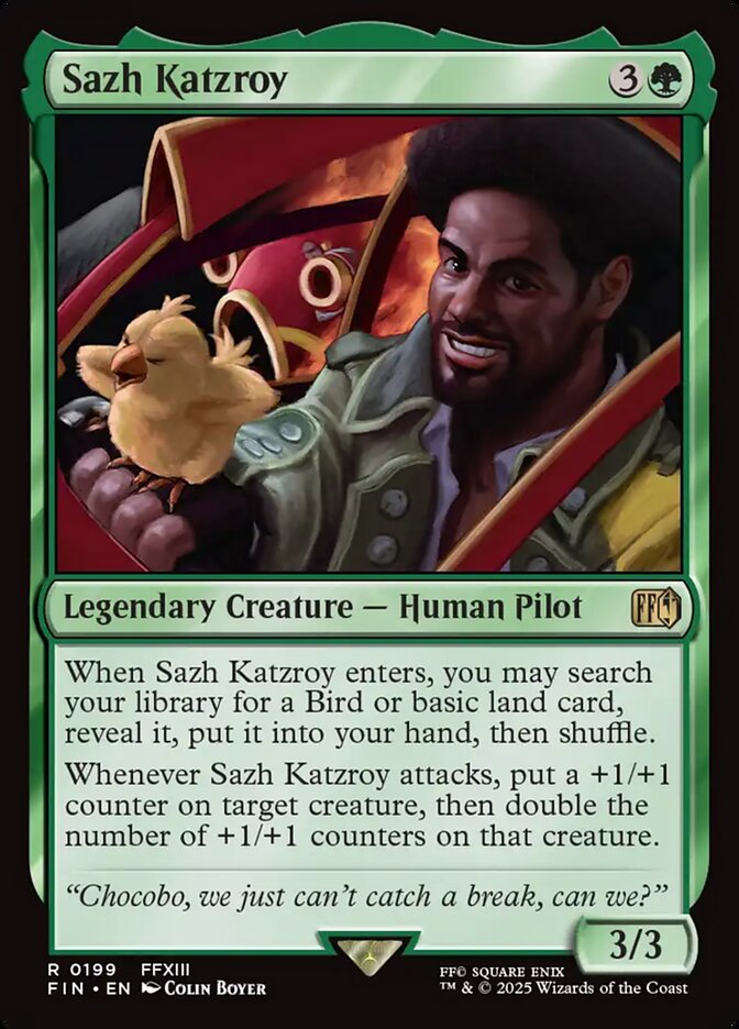 Sazh Katzroy - (Foil): Final Fantasy