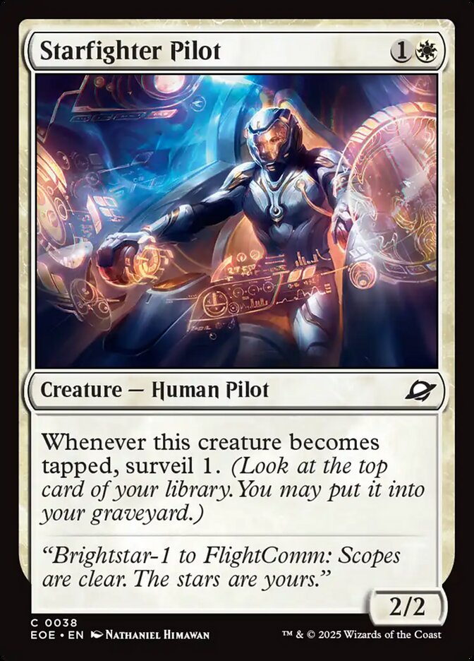 Starfighter Pilot - (Foil): Edge of Eternities