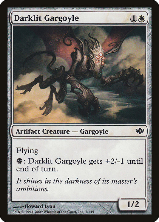 Darklit Gargoyle - (Foil): Conflux