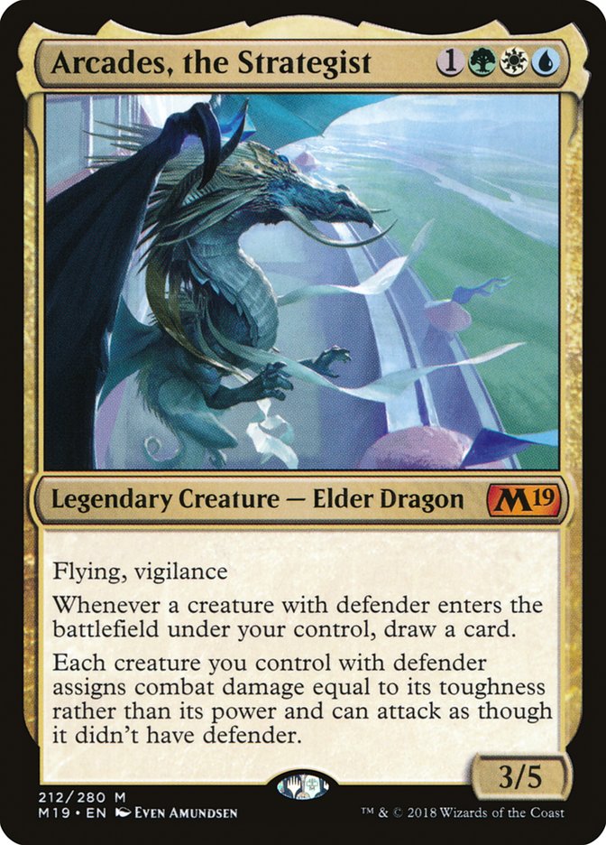 Arcades, the Strategist - (Foil): Core Set 2019