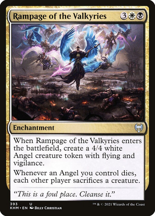 Rampage of the Valkyries - (Foil): Kaldheim