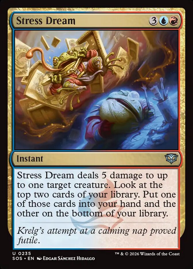 Stress Dream - (Foil): Secrets of Strixhaven