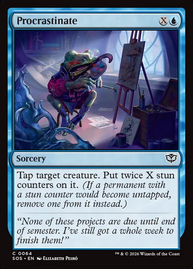 Procrastinate - (Foil): Secrets of Strixhaven
