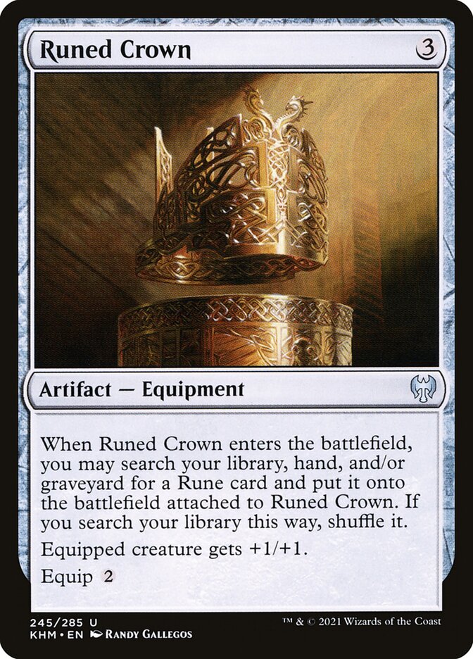 Runed Crown - (Foil): Kaldheim