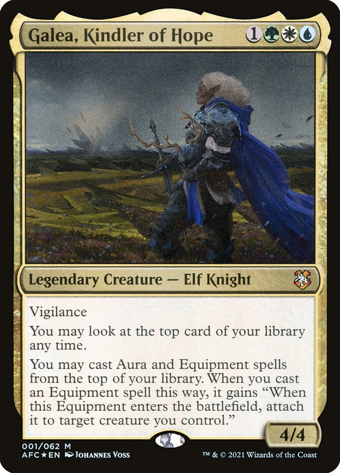 Galea, Kindler of Hope - (Foil): Forgotten Realms Commander