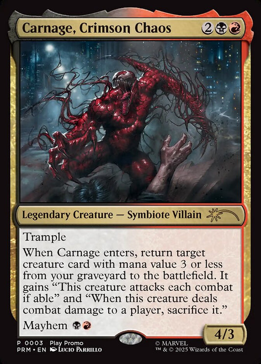Carnage, Crimson Chaos: Marvel's Spider-Man Promos