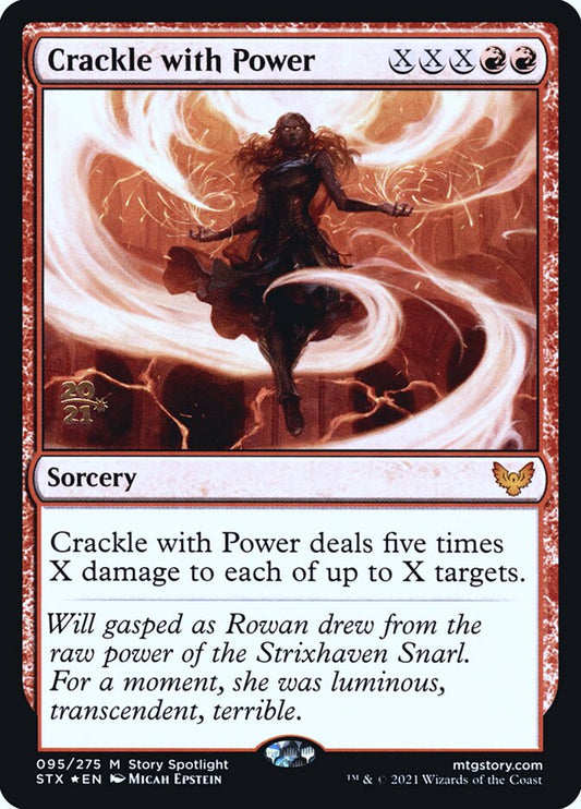 Crackle with Power - (Foil): Strixhaven: School of Mages Promos