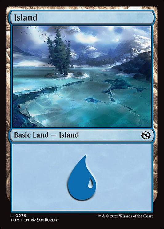 Island (#279): Tarkir: Dragonstorm