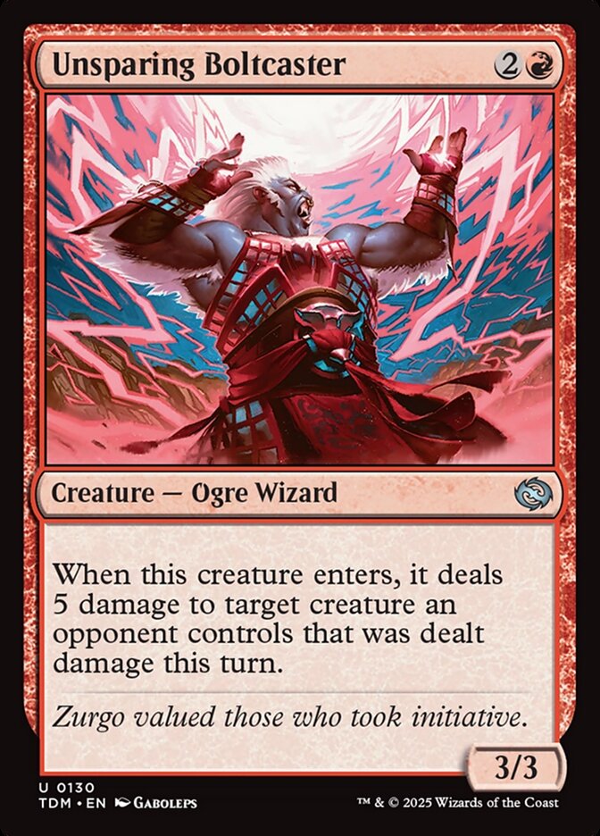 Unsparing Boltcaster: Tarkir: Dragonstorm