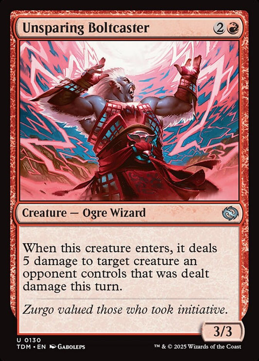 Unsparing Boltcaster - (Foil): Tarkir: Dragonstorm