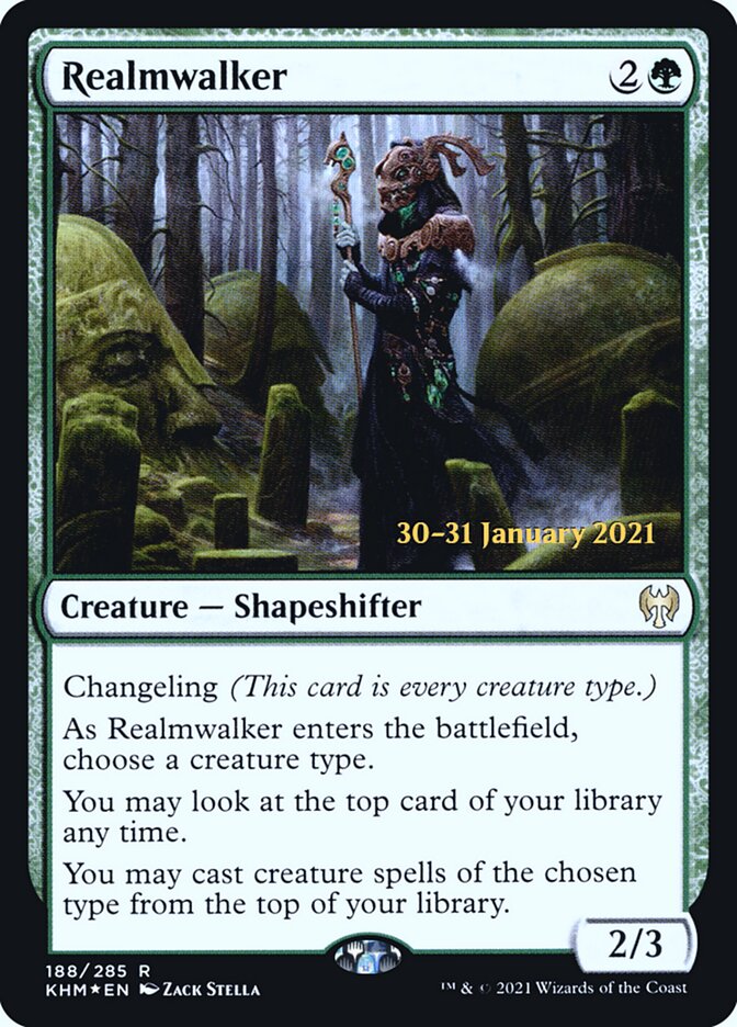 Realmwalker (Prerelease) (Kaldheim) - (Foil): Kaldheim Promos