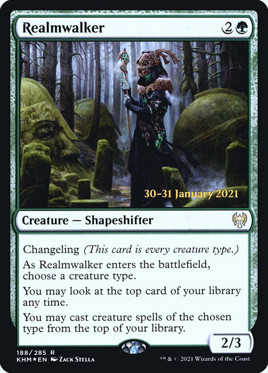 Realmwalker (Prerelease) (Kaldheim) - (Foil): Kaldheim Promos