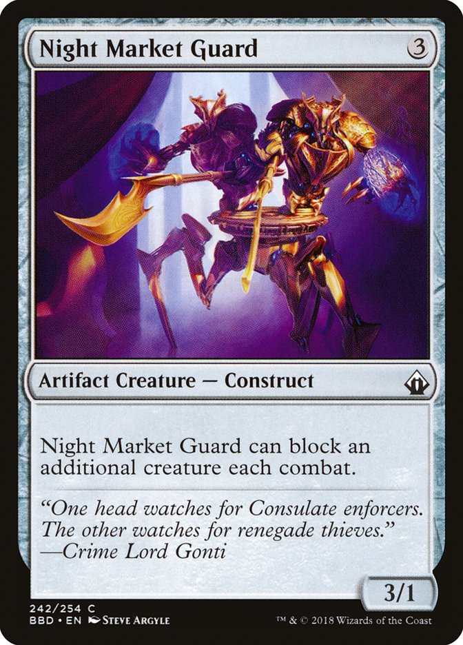 Night Market Guard - (Foil): Battlebond
