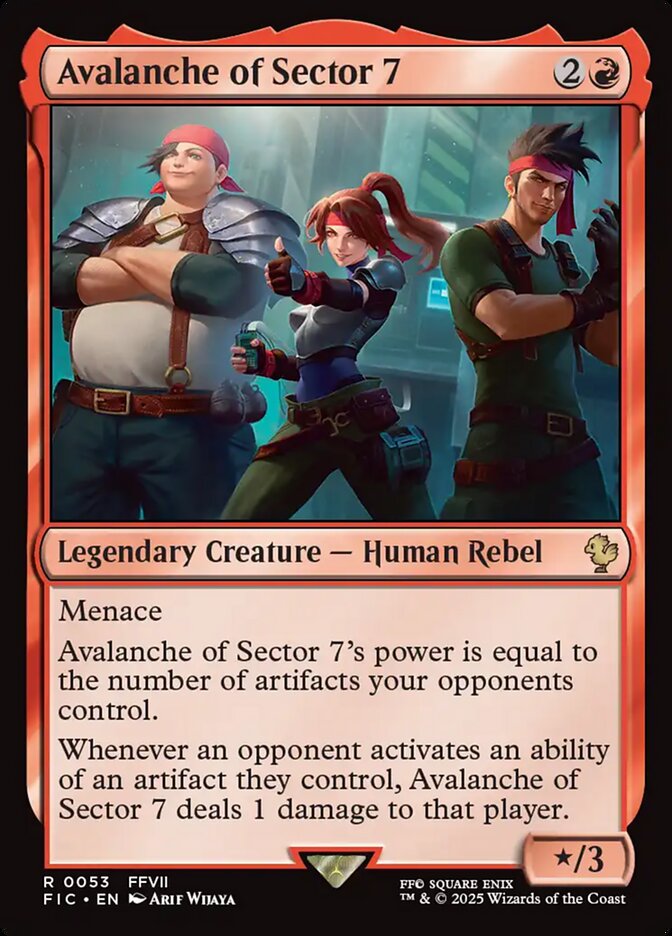 Avalanche of Sector 7: Final Fantasy Commander