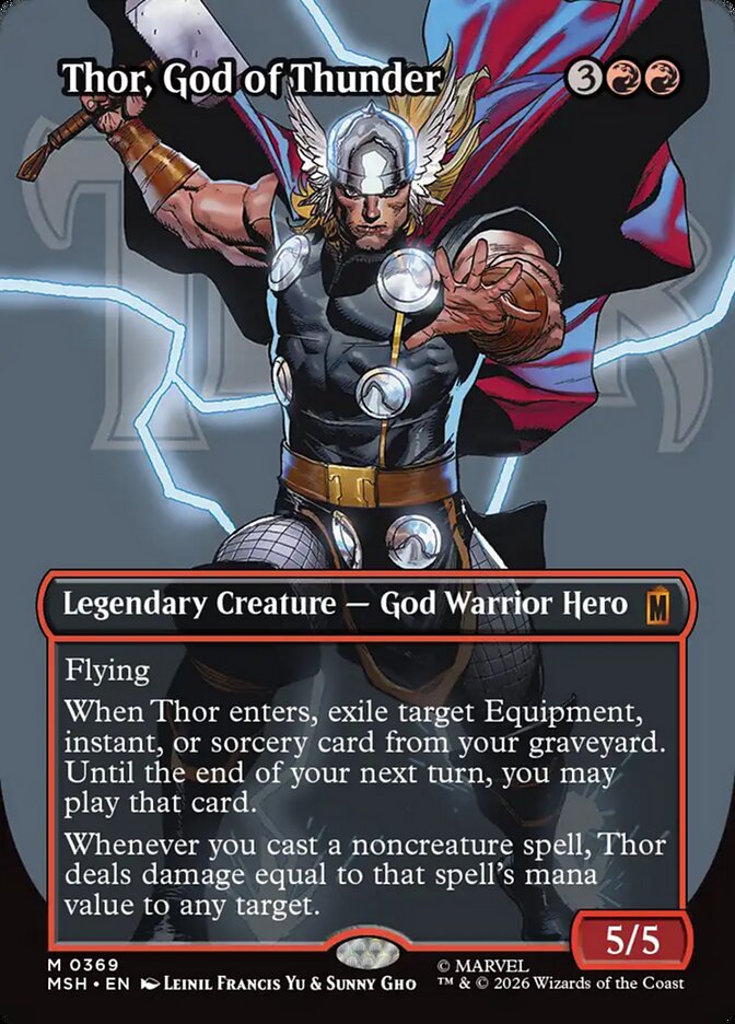 Thor, God of Thunder (Borderless) (#369)