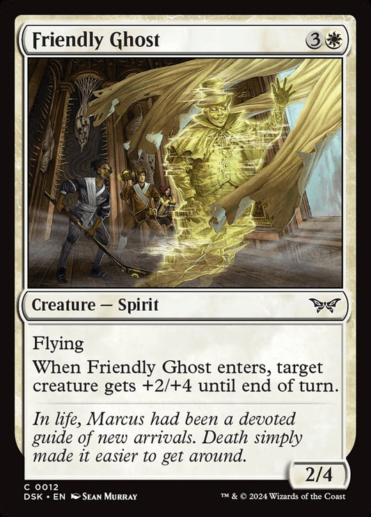 Friendly Ghost - (Foil): Duskmourn: House of Horror