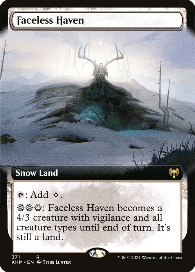 Faceless Haven (Extended Art) - (Foil): Kaldheim