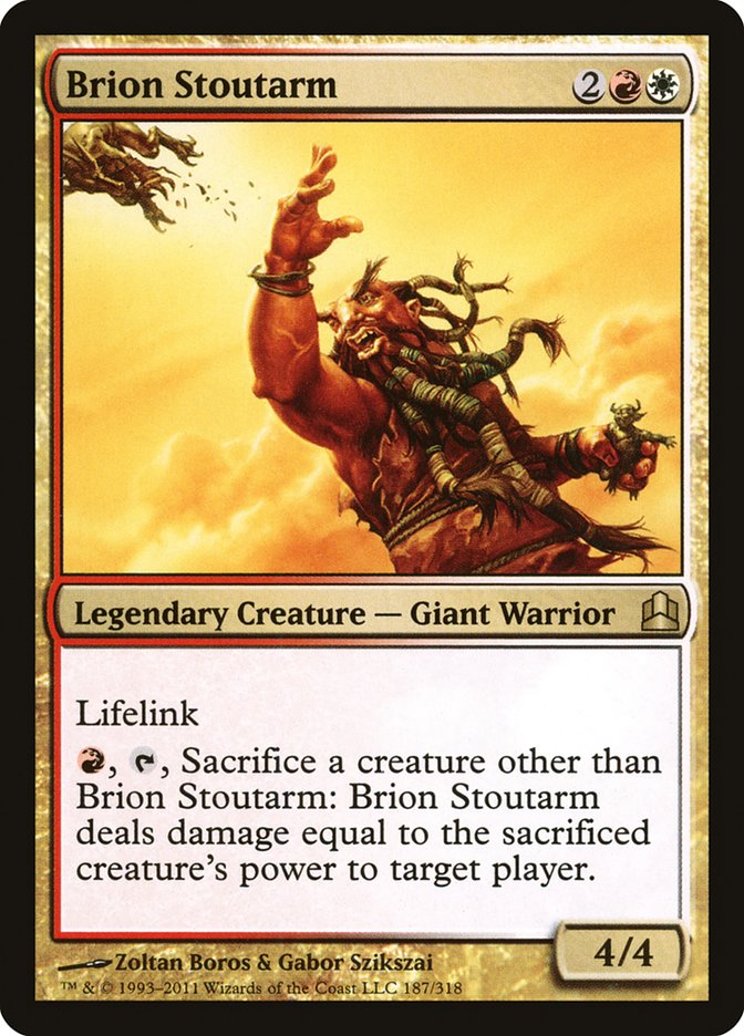 Brion Stoutarm: Commander 2011