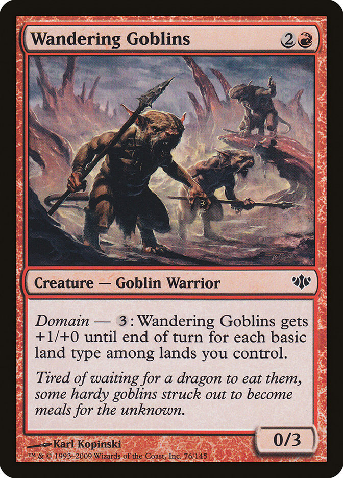 Wandering Goblins - (Foil): Conflux