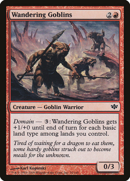 Wandering Goblins - (Foil): Conflux