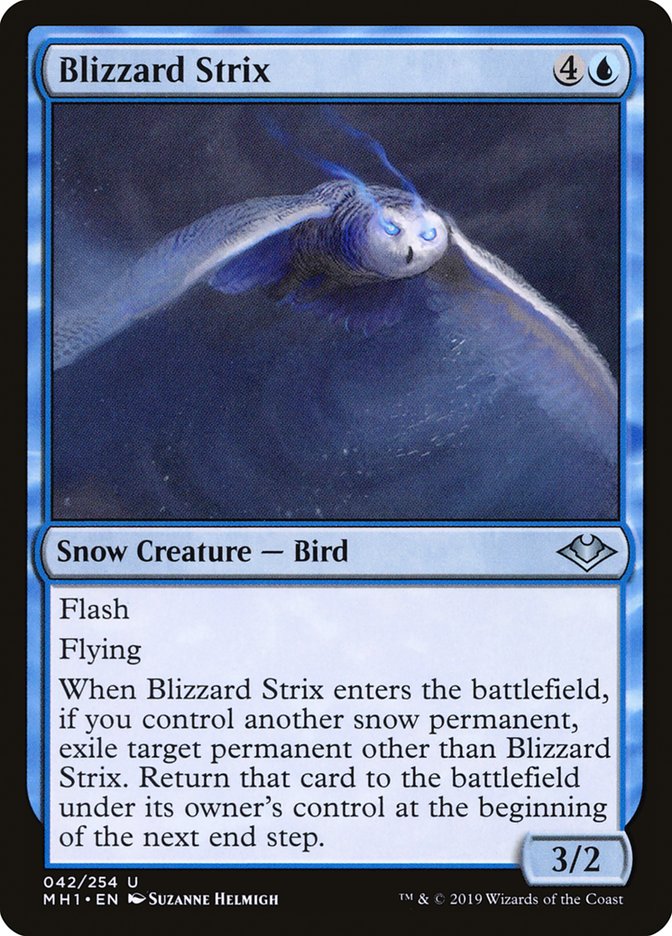 Blizzard Strix - (Foil): Modern Horizons